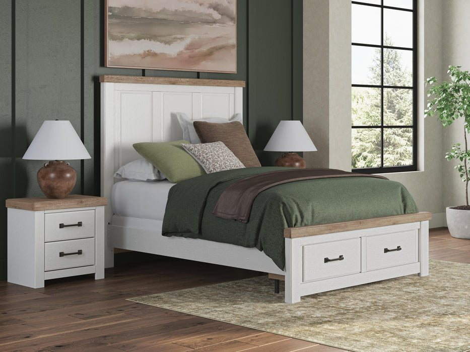 Savonport Queen Panel Storage Bed, Dresser, Mirror, Chest and Nightstand