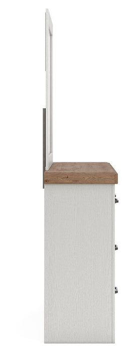 Savonport Queen Panel Bed, Dresser and Mirror
