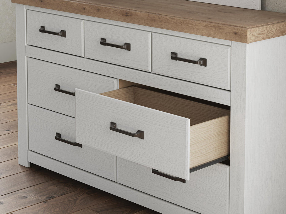 Savonport Full Panel Bed, Dresser, Mirror, Chest and Nightstand