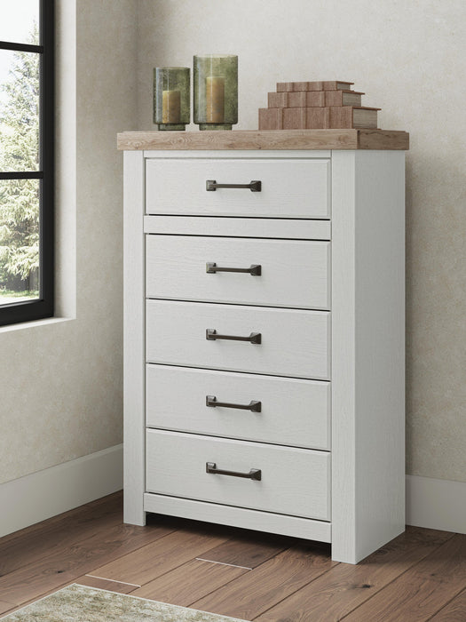 Savonport Full Panel Bed, Dresser, Mirror, Chest and Nightstand