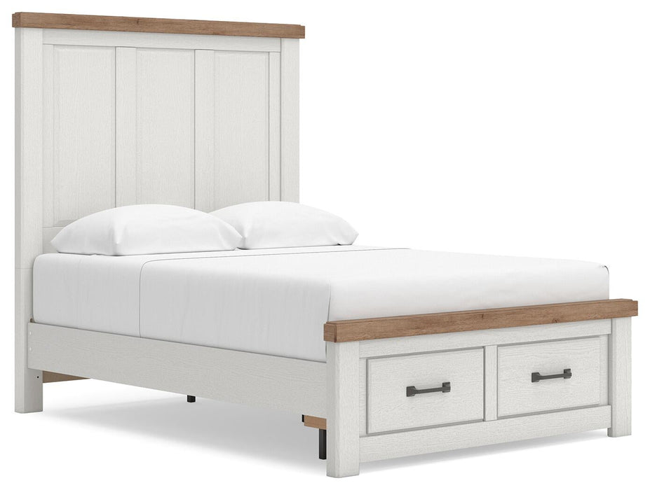 Savonport Full Panel Storage Bed, Dresser and Mirror