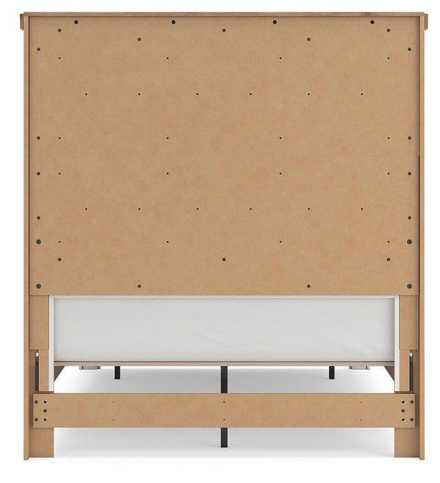 Savonport Full Panel Storage Bed, Dresser and Mirror