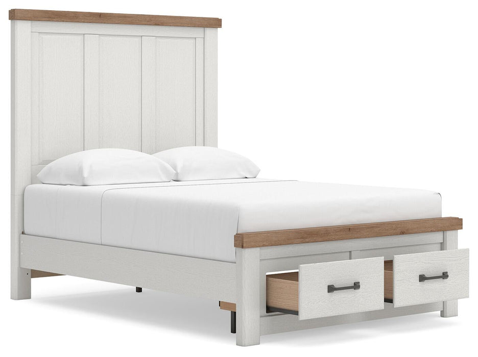 Savonport Full Panel Storage Bed, Dresser and Mirror