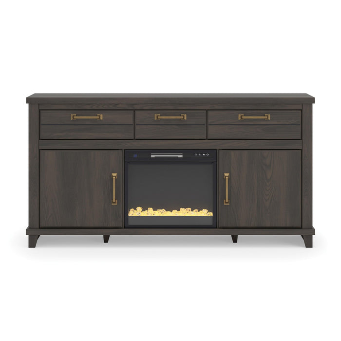 Brazen Valley 71" TV Stand with Electric Fireplace