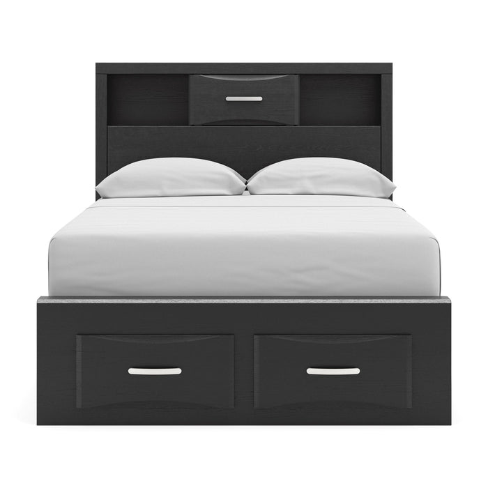Stabotta Full Bookcase Storage Bed